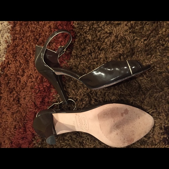 Joan & David size 7 shoes. Brown patent leather - Picture 2 of 6